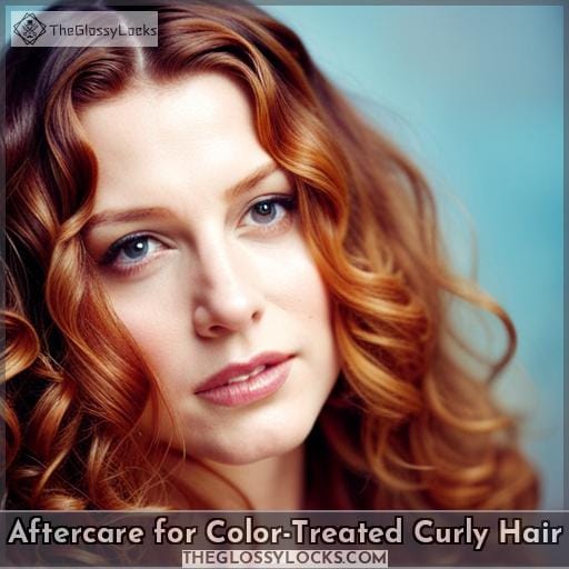 Aftercare for Color-Treated Curly Hair