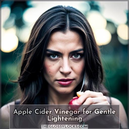Apple Cider Vinegar for Gentle Lightening Apple Cider Vinegar for Gentle Lightening