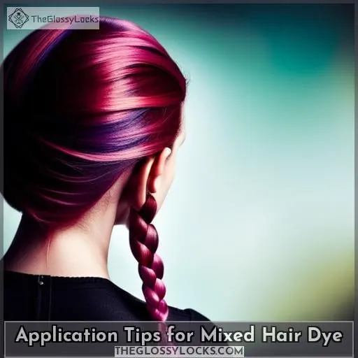Application Tips for Mixed Hair Dye