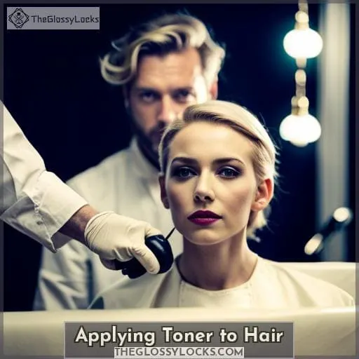 Applying Toner to Hair