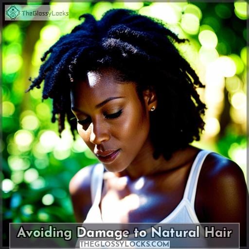 Avoiding Damage to Natural Hair