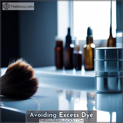 Avoiding Excess Dye