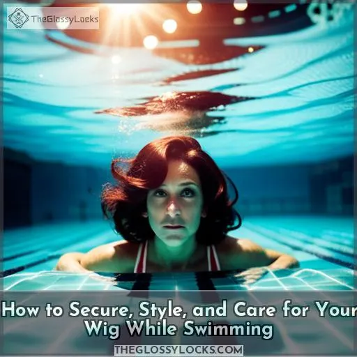 can you swim with a wig