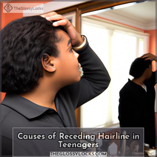Causes of Receding Hairline in Teenagers Causes of Receding Hairline in Teenagers