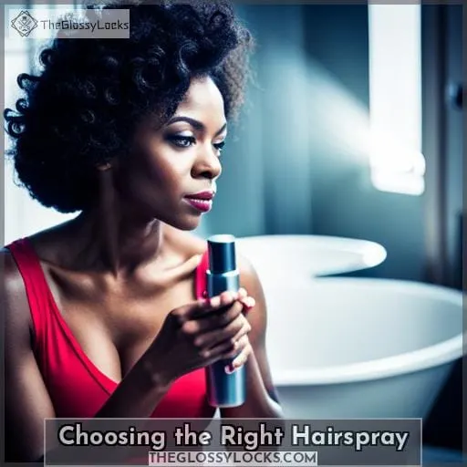 Choosing the Right Hairspray