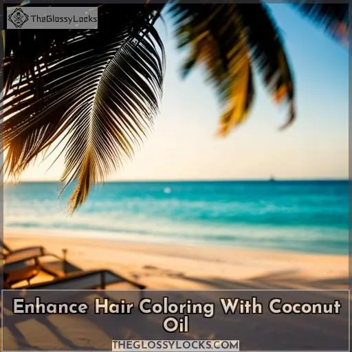 coconut oil for hair coloring