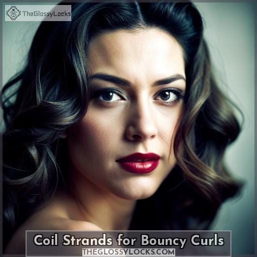 Coil Strands for Bouncy Curls