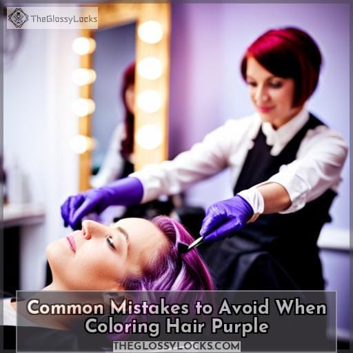 Common Mistakes to Avoid When Coloring Hair Purple