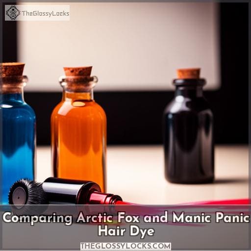 Comparing Arctic Fox and Manic Panic Hair Dye