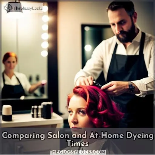 Comparing Salon and At-Home Dyeing Times