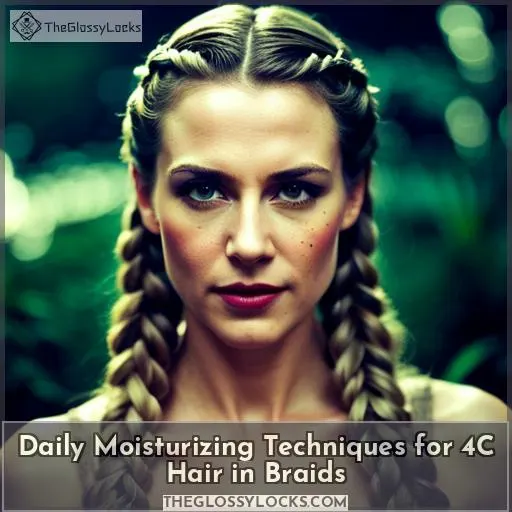 Daily Moisturizing Techniques for 4C Hair in Braids