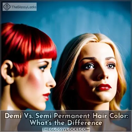 demi vs semi permanent hair color