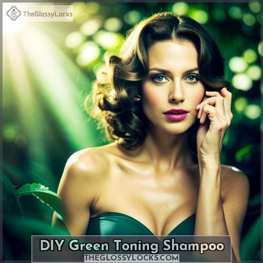 DIY Green Toning Shampoo