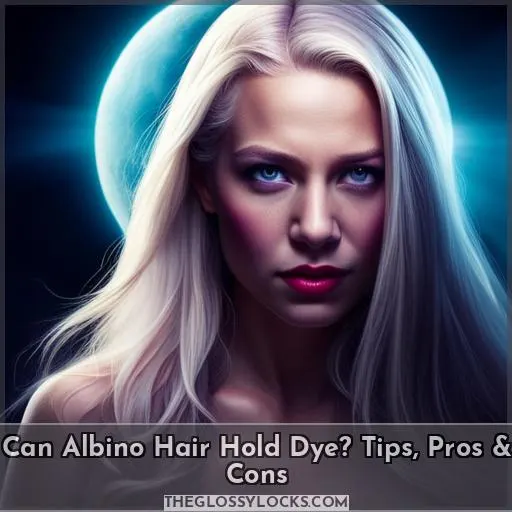 does albino hair hold dye