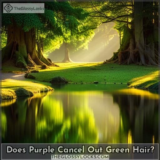 Does Purple Cancel Out Green Hair