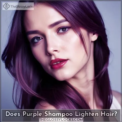 Does Purple Shampoo Lighten Hair