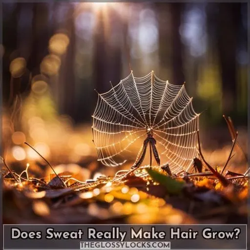 does sweat make your hair grow