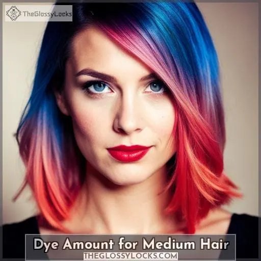 Dye Amount for Medium Hair