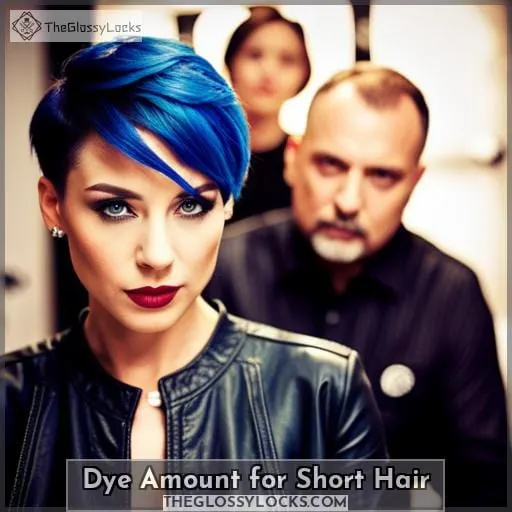 Dye Amount for Short Hair