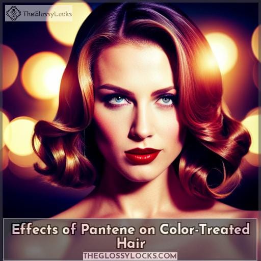 Effects of Pantene on Color-Treated Hair