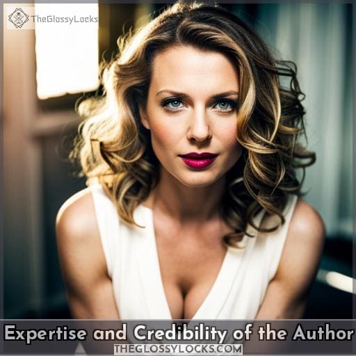 Expertise and Credibility of the Author