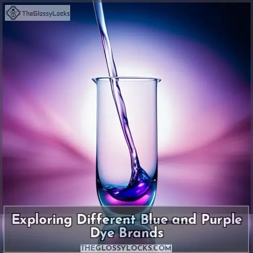 Exploring Different Blue and Purple Dye Brands