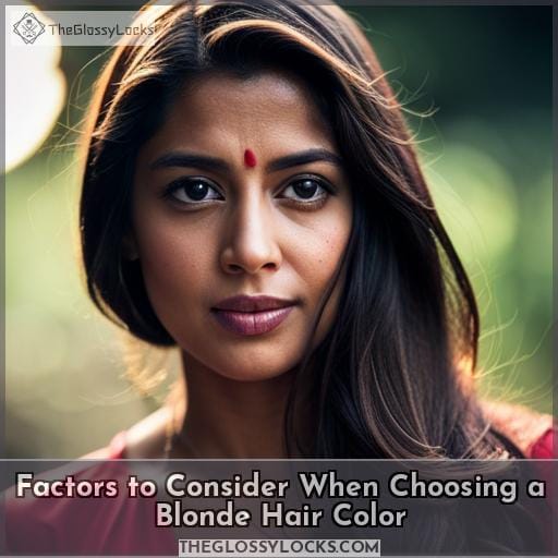 Factors to Consider When Choosing a Blonde Hair Color