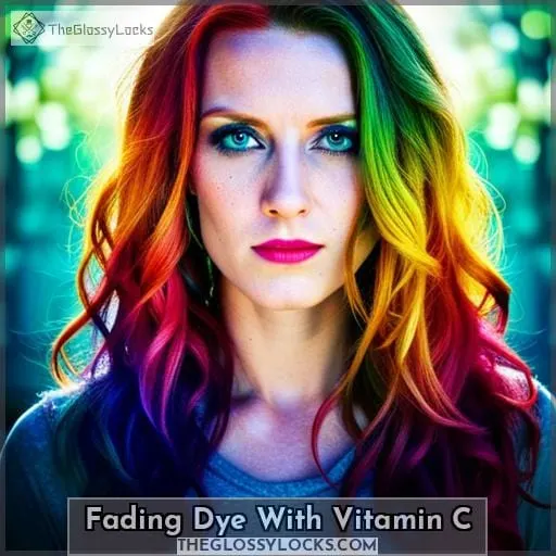 Fading Dye With Vitamin C