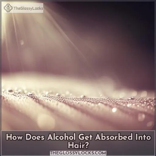 How Does Alcohol Get Absorbed Into Hair