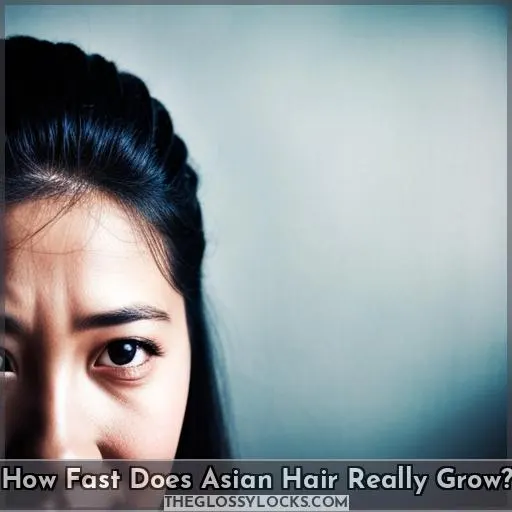 how fast does asian hair grow