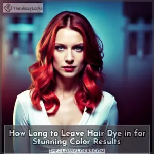 how long to leave hair dye in