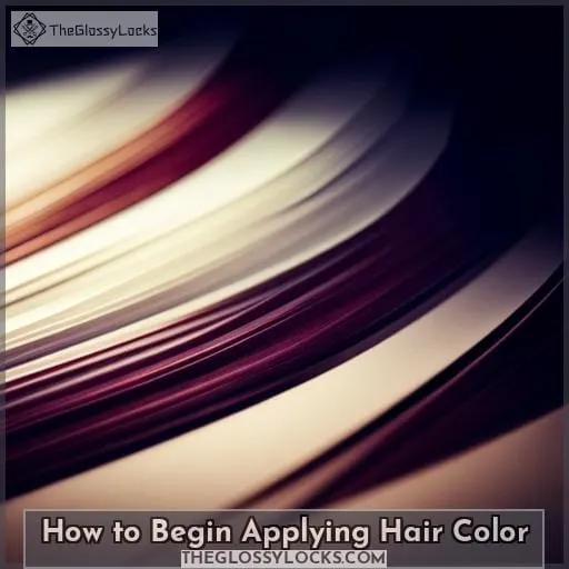 How to Begin Applying Hair Color