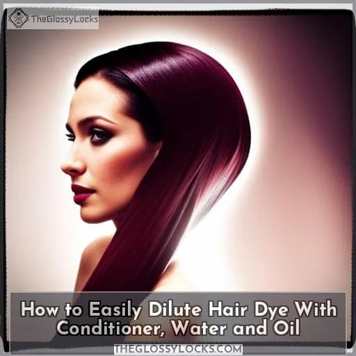 how to dilute hair dye