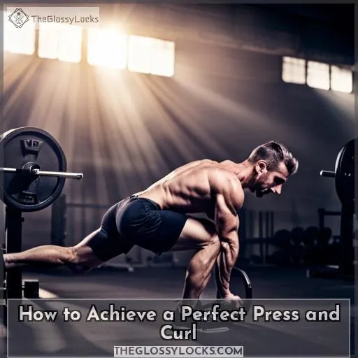 how to do a press and curl