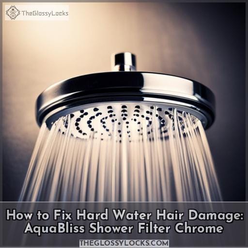 How to Fix Hard Water Hair Damage: AquaBliss Shower Filter Chrome