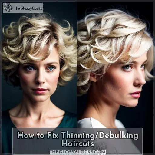 How to Fix Thinning/Debulking Haircuts