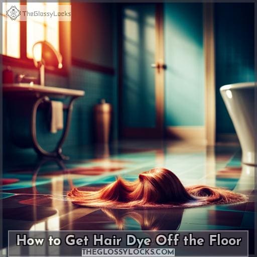 How to Get Hair Dye Off the Floor