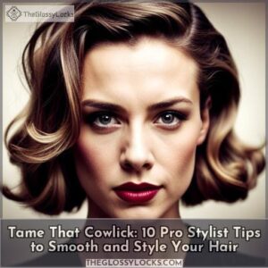 how to get rid of a cowlick