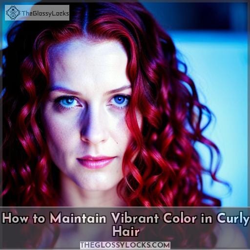 How to Maintain Vibrant Color in Curly Hair