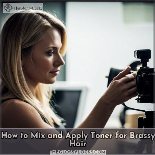 How to Mix and Apply Toner for Brassy Hair