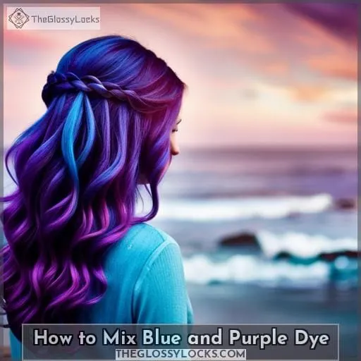 How to Mix Blue and Purple Dye