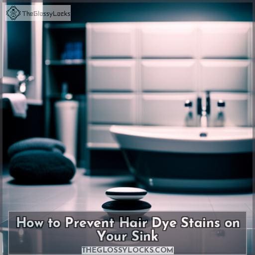 How to Prevent Hair Dye Stains on Your Sink