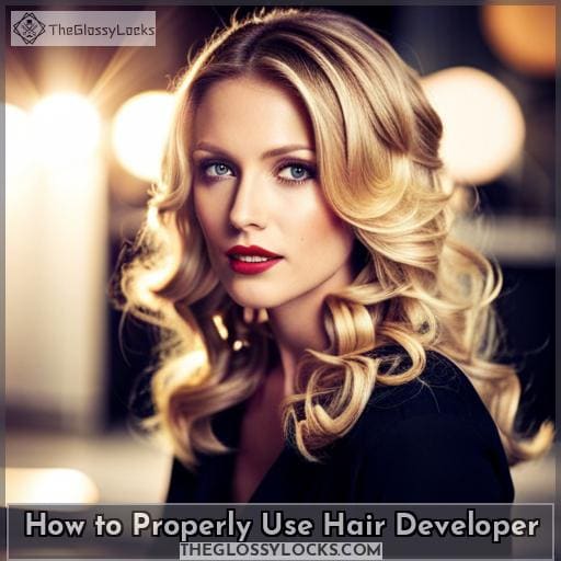 How to Properly Use Hair Developer