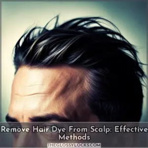 how to remove hair dye from scalp