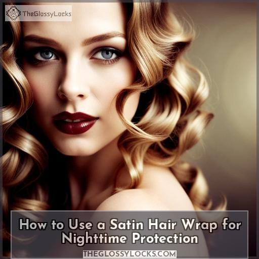 How to Use a Satin Hair Wrap for Nighttime Protection