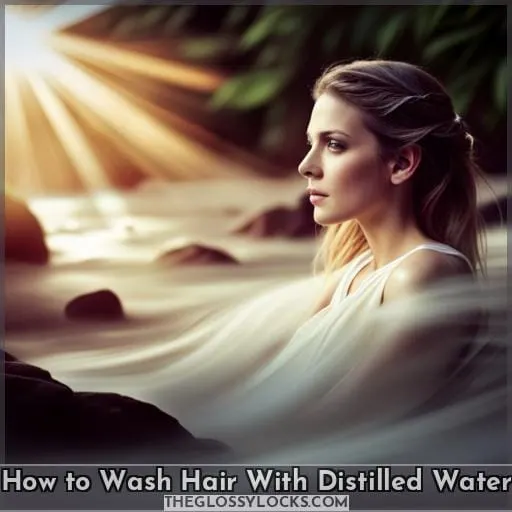 How to Wash Hair With Distilled Water