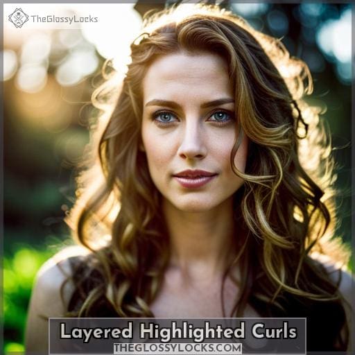 Layered Highlighted Curls