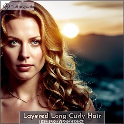 Layered Long Curly Hair