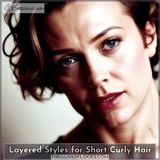 Layered Styles for Short Curly Hair