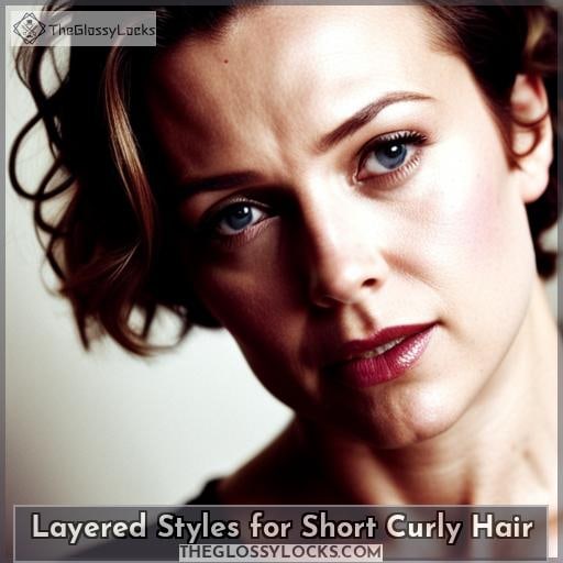 Layered Styles For Short Curly Hair 